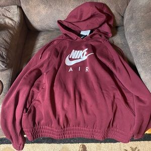 Maroon Nike hoodie / sweatshirt